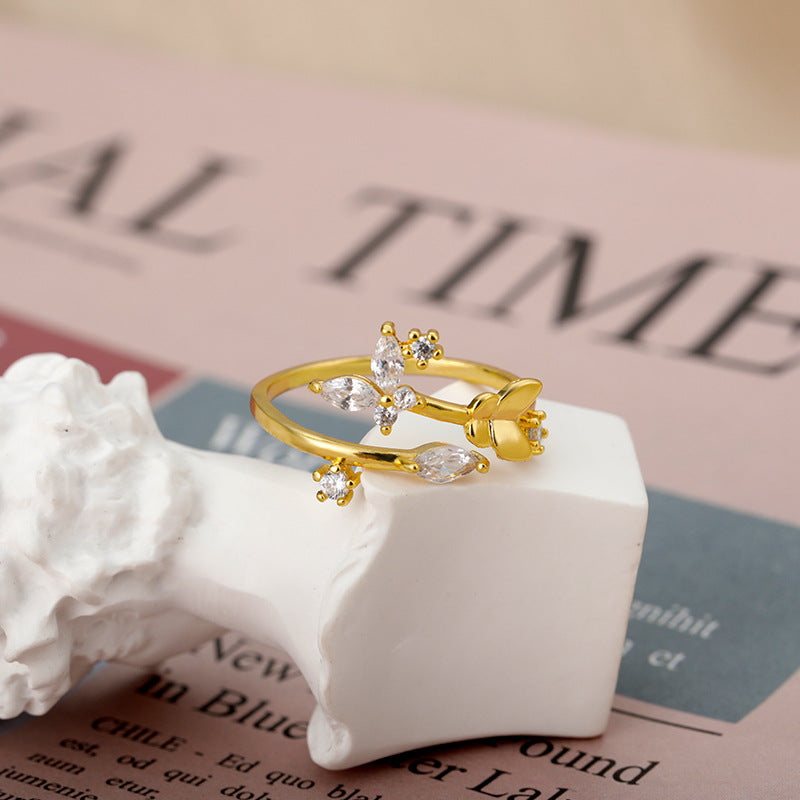 Bloom Adjustable Flower Ring