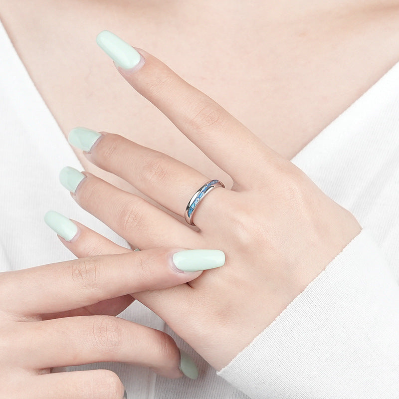 Minimalist Couple Ring Set