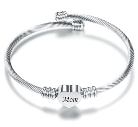 Mom Braided Love Bracelet