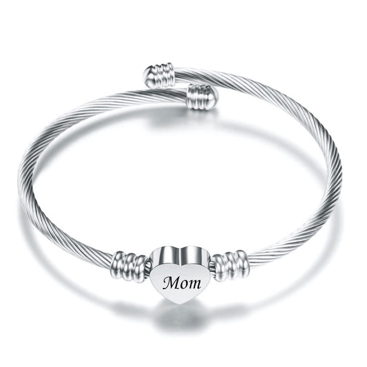 Mom Braided Love Bracelet