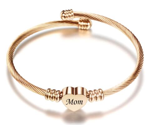Mom Braided Love Bracelet