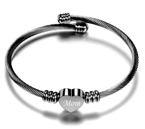 Mom Braided Love Bracelet