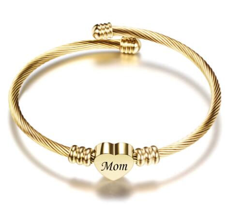 Mom Braided Love Bracelet