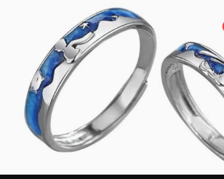Minimalist Couple Ring Set