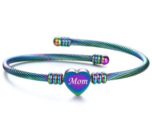 Mom Braided Love Bracelet