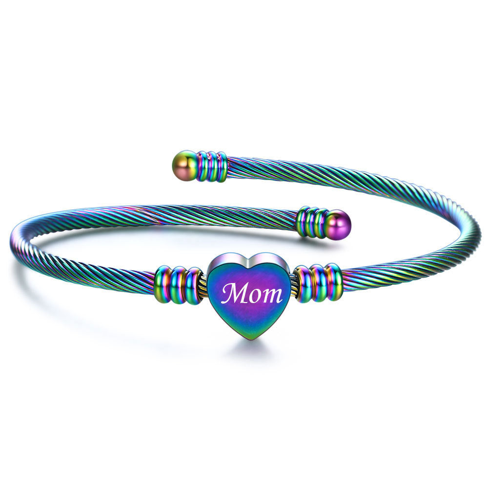 Mom Braided Love Bracelet